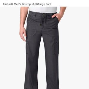 Carhartt Men's Ripstop MultiCargo gray Scrub pants 3XL